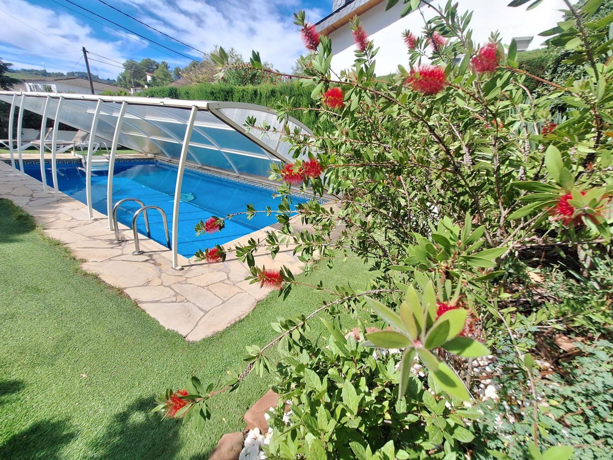 Casa Acogedora Familiar Con Piscina Pallejá المظهر الخارجي الصورة